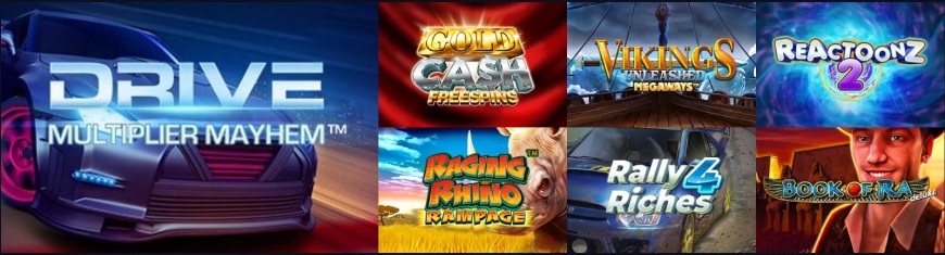 Race Casino kolikkopelit