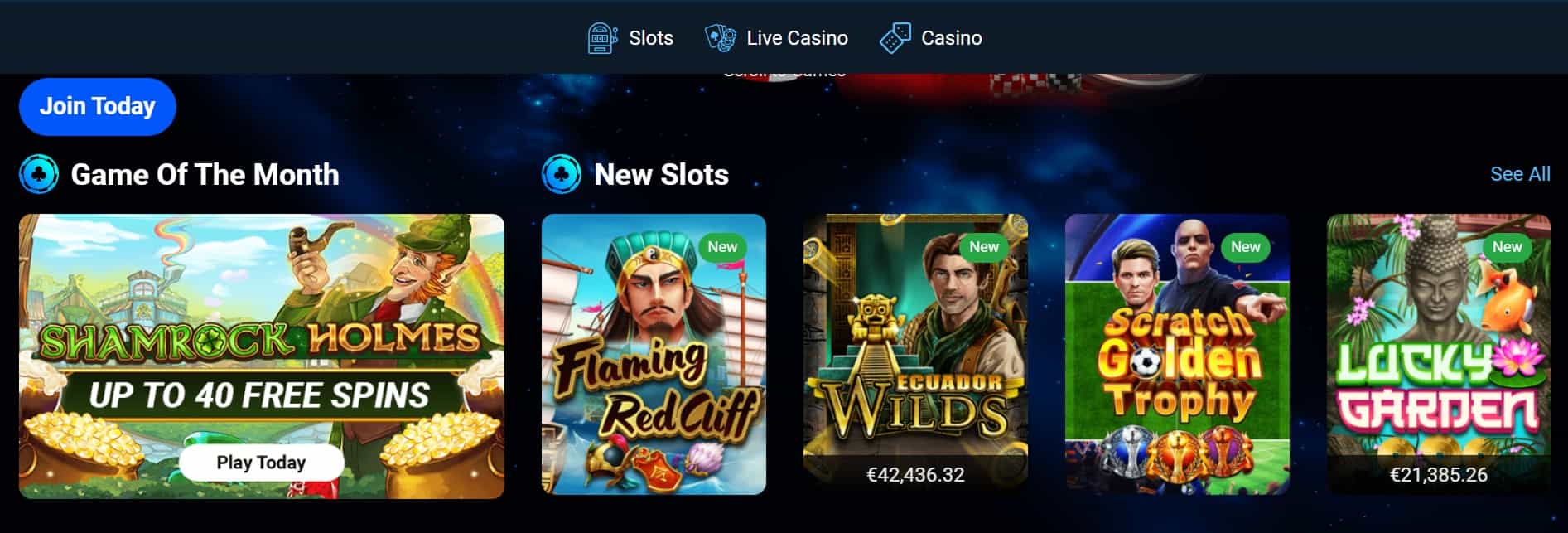 Spin247 Casino pelivalikoima