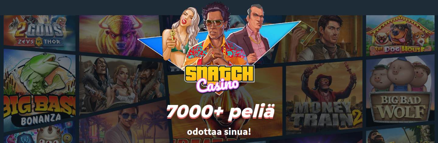 Snatch Casino yli 7000 peliä